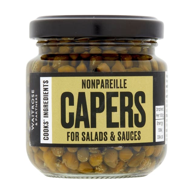 Waitrose Cook ingredients Nonpareille Capers, 142g