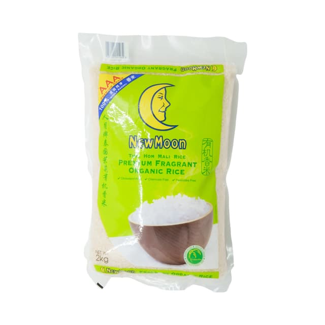 New Moon Premium Organic Rice, 2kg