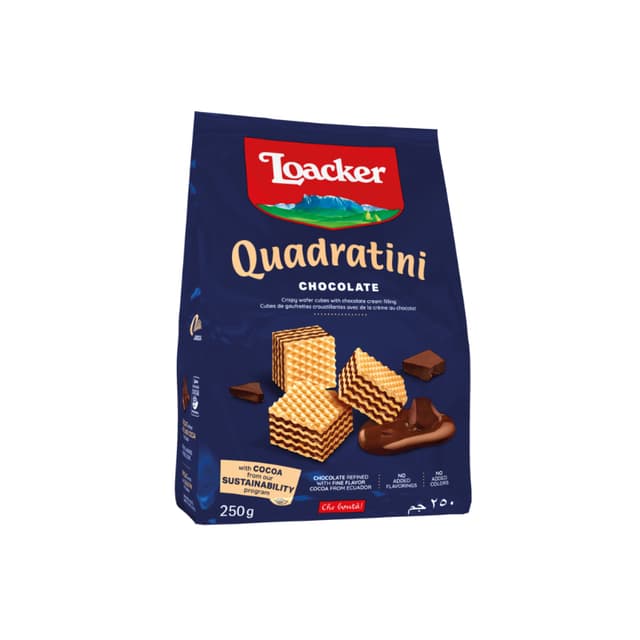 Loacker Quadratini Chocolate 250g
