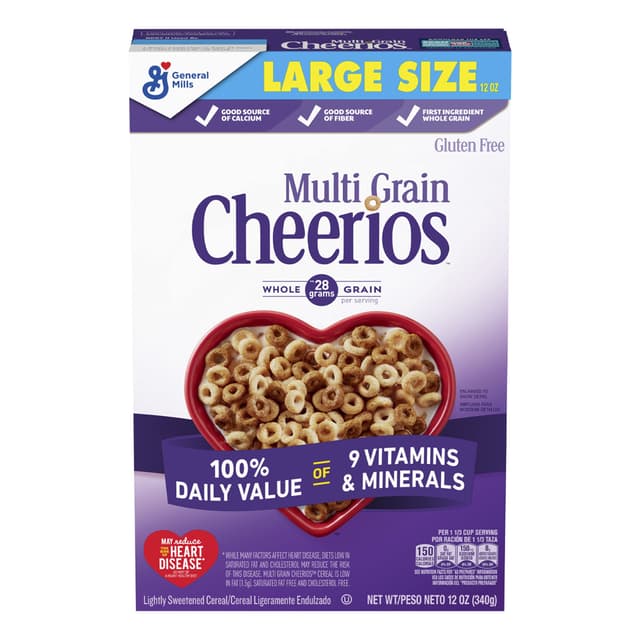 General Mills Cheerios Multigrain Cereal 340g