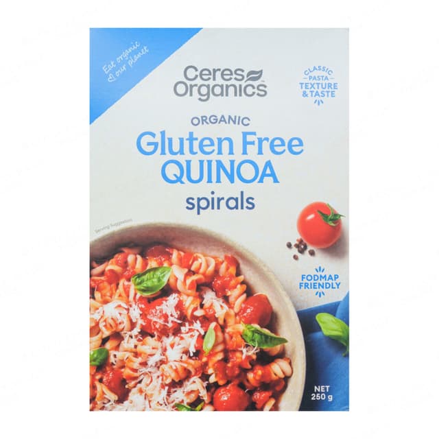 Ceres Organics Gluten-Free Quinoa Spirals 250g