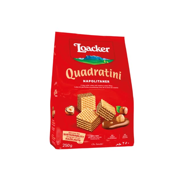 Loacker Loacker Quadratini Napolitaner 250g