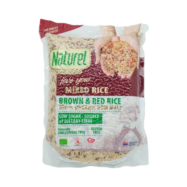 Naturel Organic Brown & Red Rice, 2kg