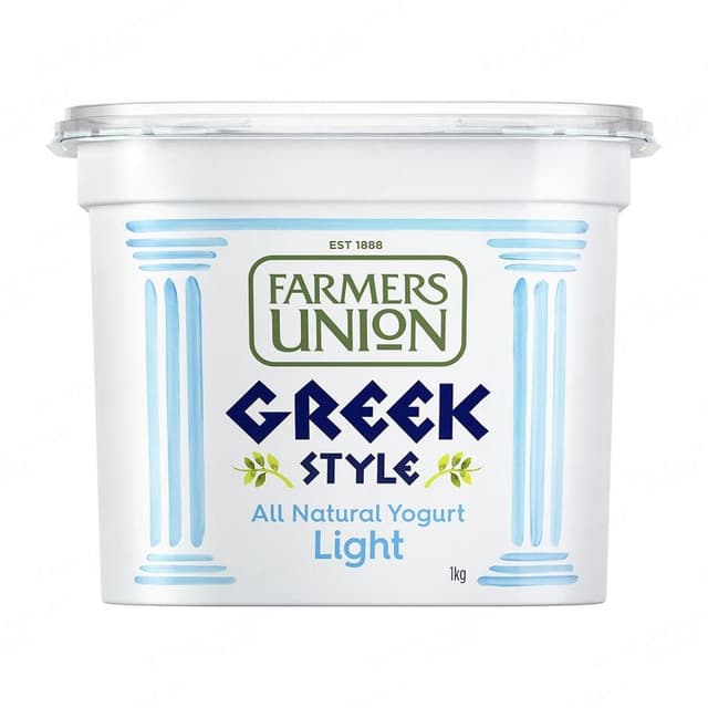 Farmers Union Greek Style Lite Yogurt 1kg