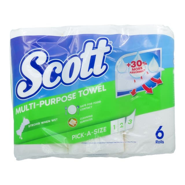 Scott Pick-A-Size Kitchen Towel Value Pack 6 x 50 sheet