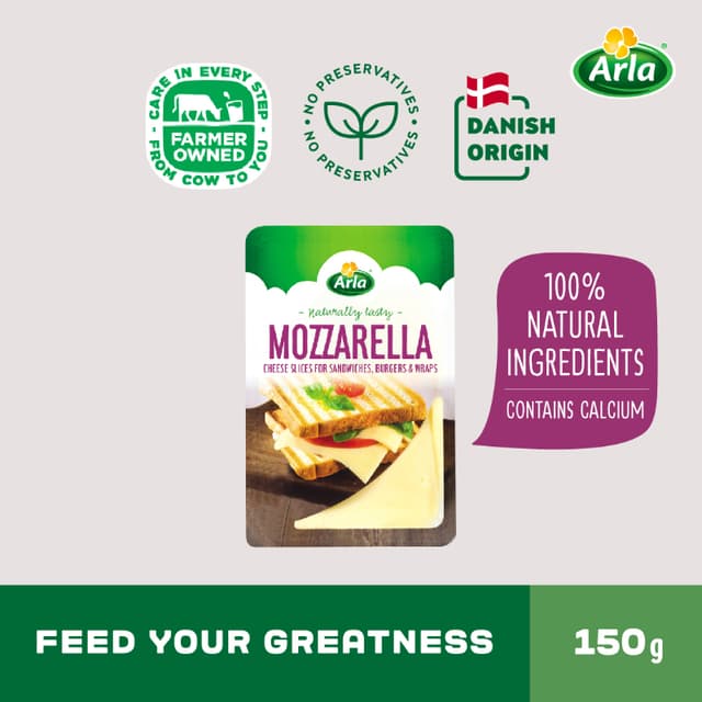 Arla Sliced Mozzarella 150g