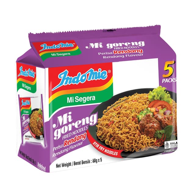 Indomie Mi Goreng Rendang 5 x 80g