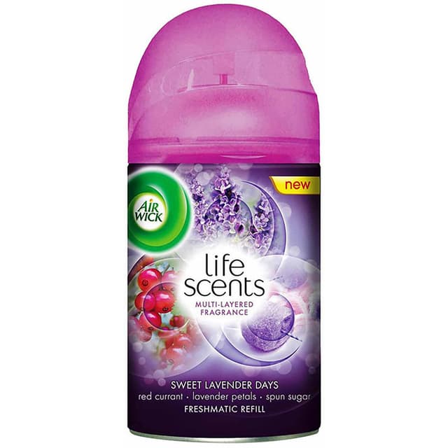 Airwick Auto Spray Air Freshener Refill - LifeScents Lavender Days 250ml