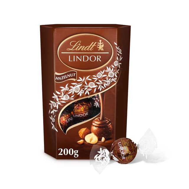 Lindt Lindor Hazelnut Cornet 200g