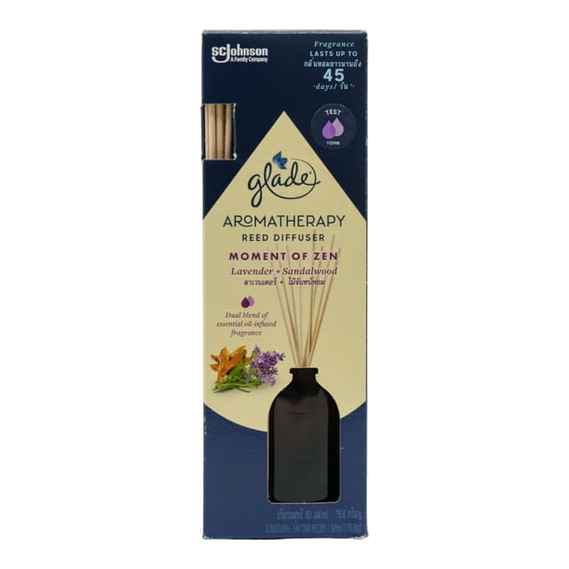 Glade Aroma Reed Diffuser Lavender & Sandalwood, 80ml