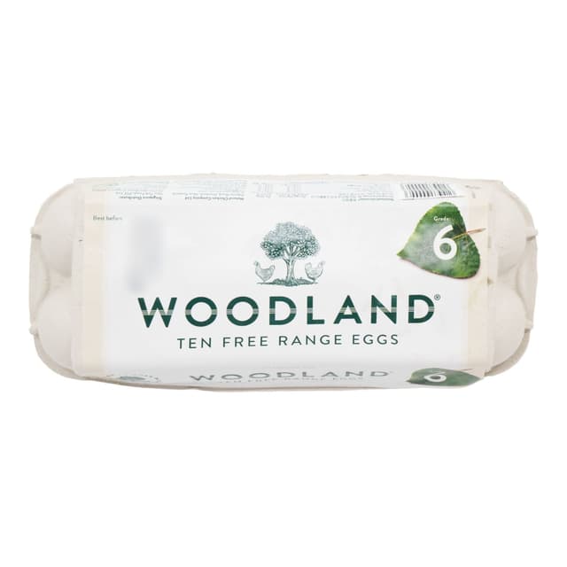Woodland Free Range Eggs 10x530g