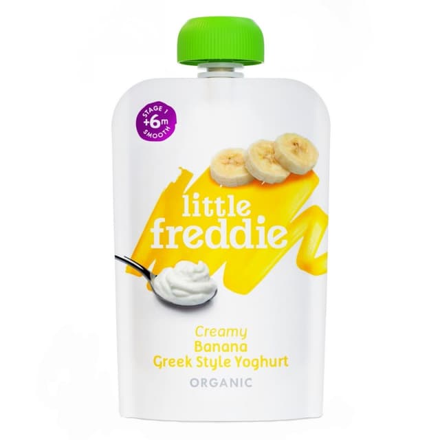 Little Freddie Orange Banana Yog, 100 g