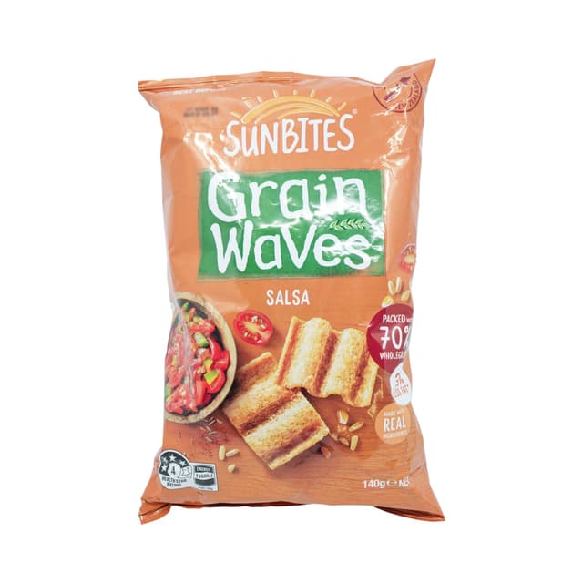 Sunbites Grain Waves Salsa, 140g