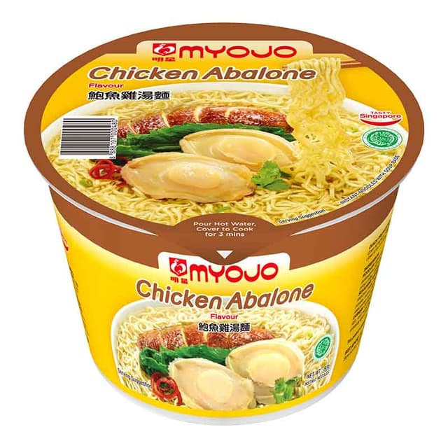Myojo Chicken Abalone Bowl Noodles 80g