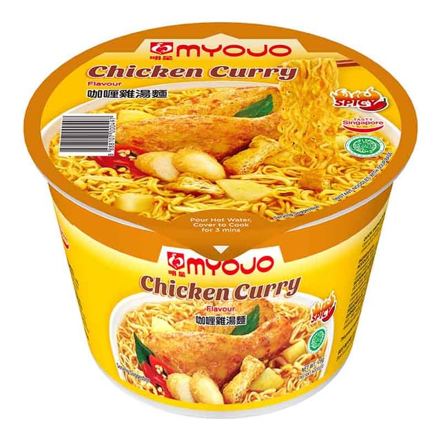 Myojo Chicken Curry Bowl Noodles 80g