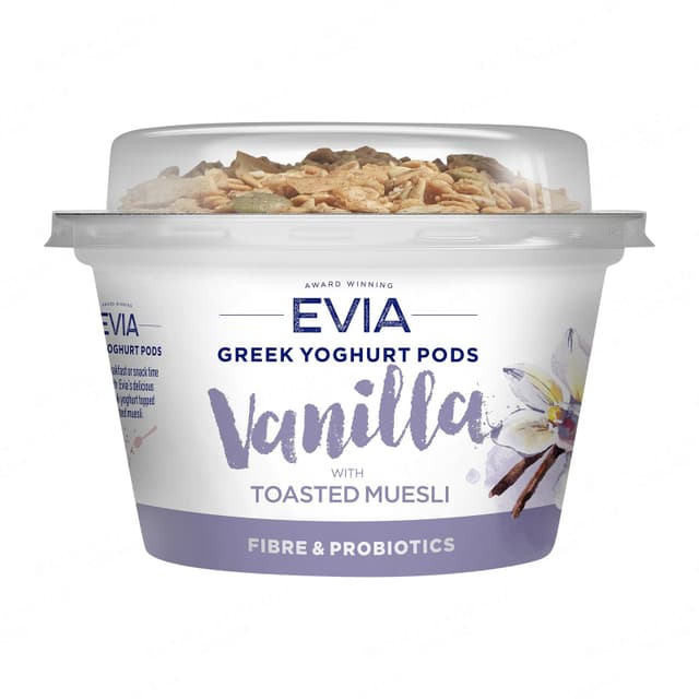 Evia Yoghurt Pod Vanilla Toasted Muesli 170g