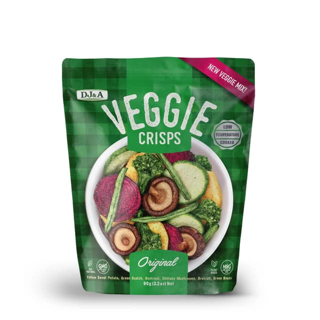 DJ&A Veggie Crisps Orignal, 90g