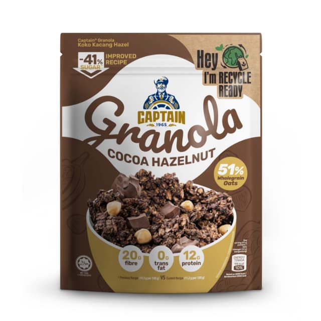 Captain Oats Cocoa Hazelnut Granola 200g