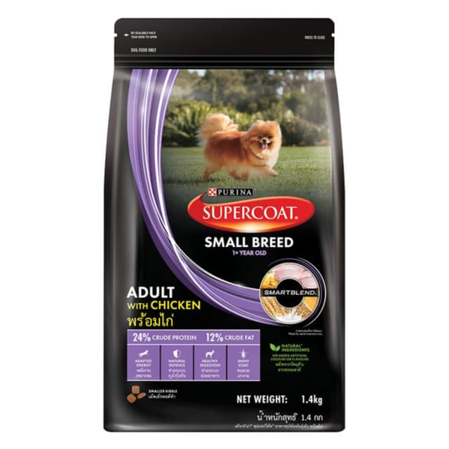 Purina Supercoat Adult Chicken 1.4Kg