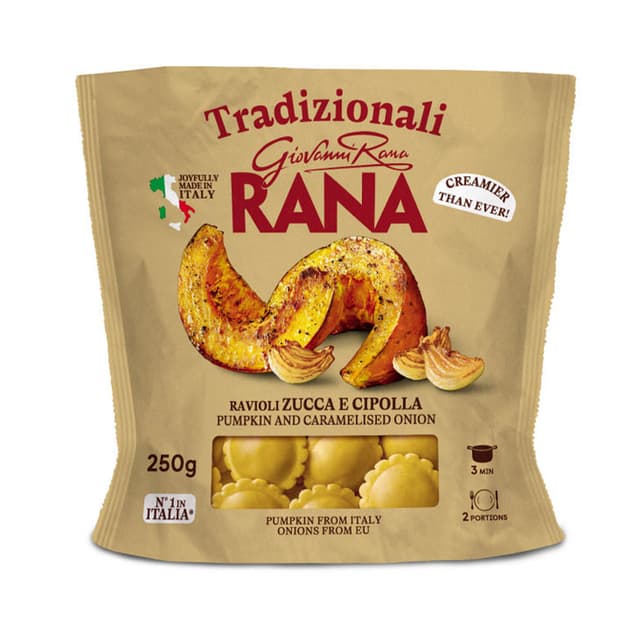 Giovanni Rana Pumpkin & Caramelized Onion Ravioli 250g