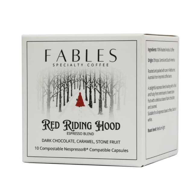 Fables Red Riding Coffee Capsules, 10s