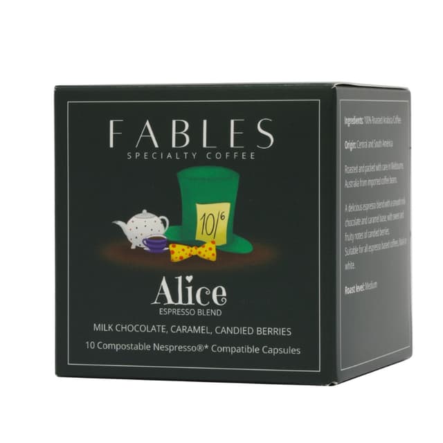 Fables Alice Coffee Capsules, 10s