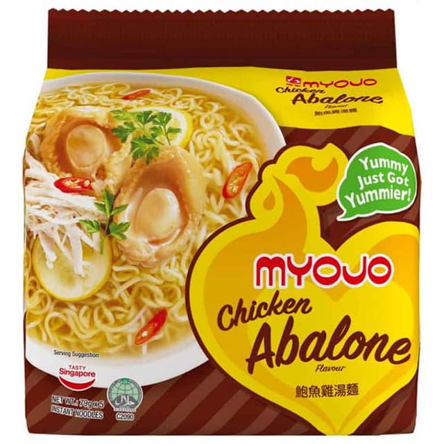 Myojo Chicken Abalone 5s X 79g