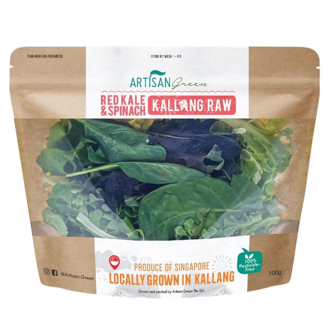 Artisan Green Red Kale & Spianch Singapore 100g