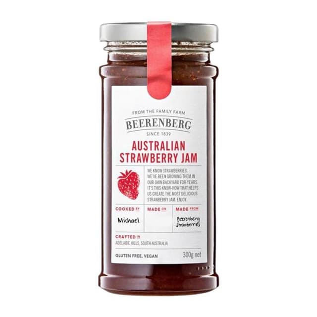 Beerenberg Australian Strawberry Jam, 300g