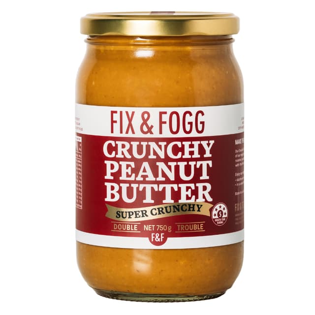 Fix & Fogg Crunchy Peanut Butter 750g