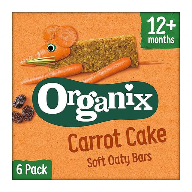 Organix Carrot Cake Oaty Bars 6s 23g
