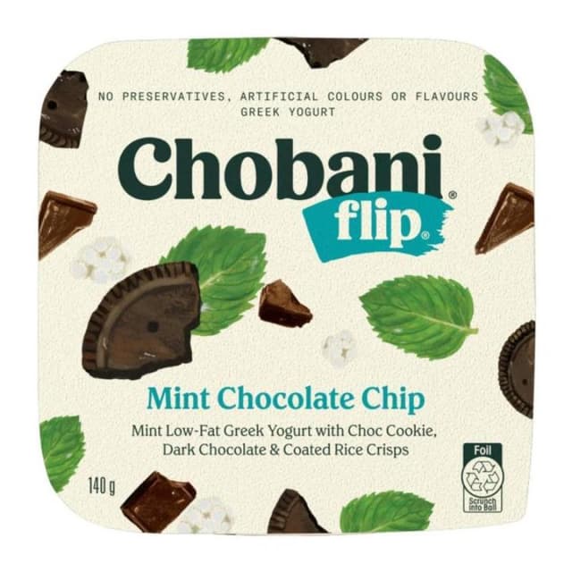 Chobani Mint Chocolate Flip Yoghurt 140g
