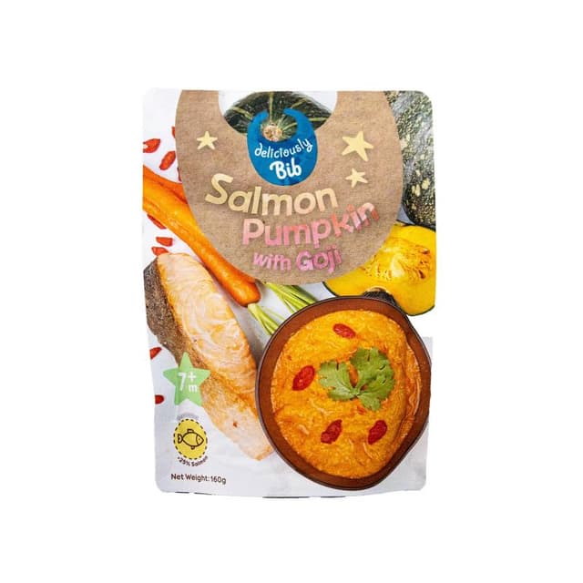 Deliciously Bib Salmon Pumpkin With Goji, 160g