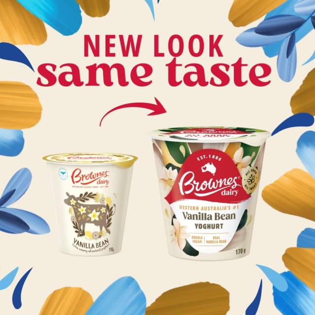 Brownes Vanilla Bean Yoghurt 170g
