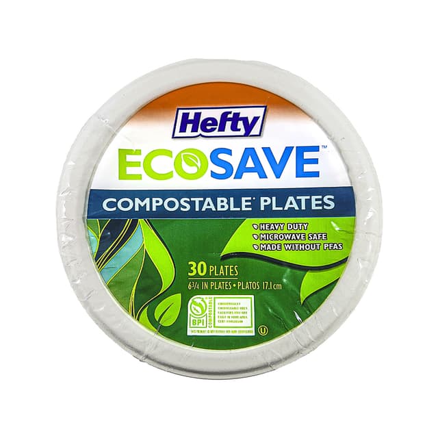 Hefty Ecosave 6-3/4" Plate 30s