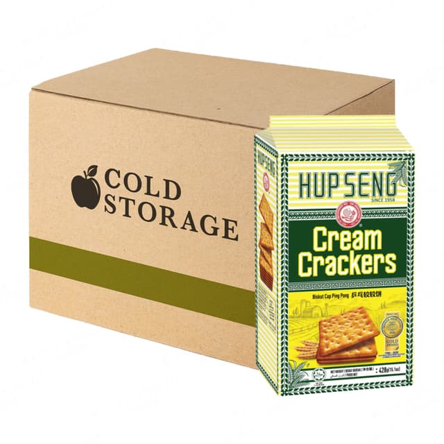 Hup Seng Cream Crackers 12x428g