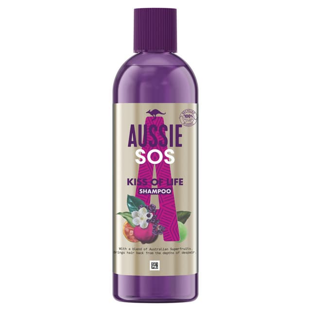 Aussie Sos Kiss Of Life Shampoo, 290ml