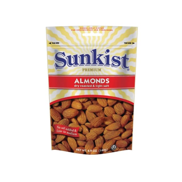 Sunkist Lightly Salted Almond, 140g