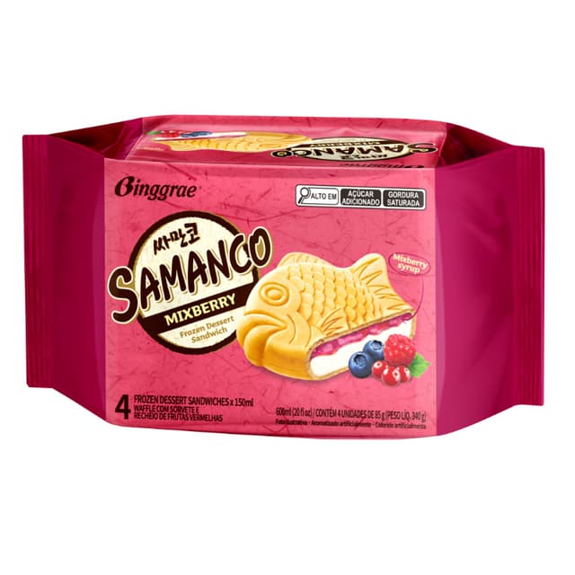 Binggrae Samanco Mix Berry 4s 150ml