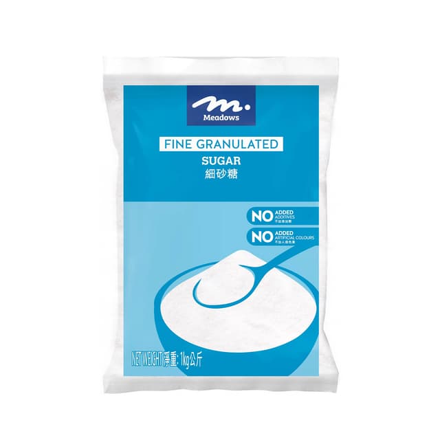 Meadows Fine Granulated Sugar 1kg