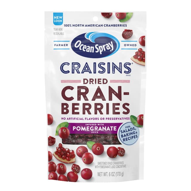 Ocean Spray Dried Cranberries Infused Pomegrante 170g