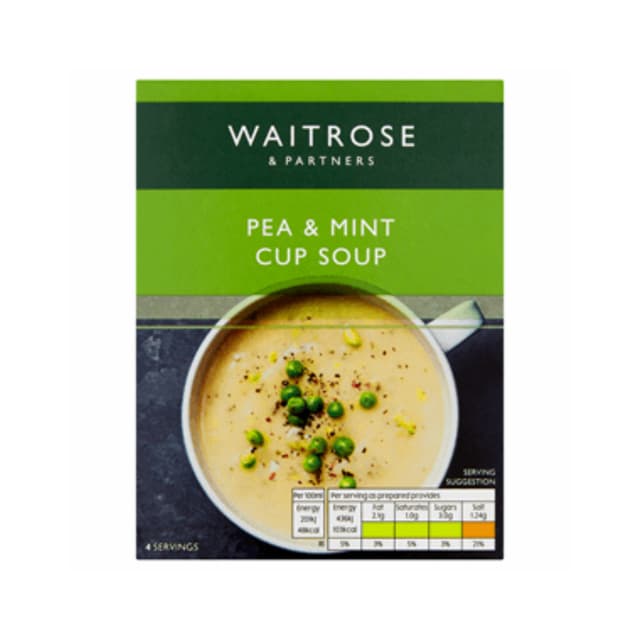 Waitrose Pea & Mint Cup Soup 108g