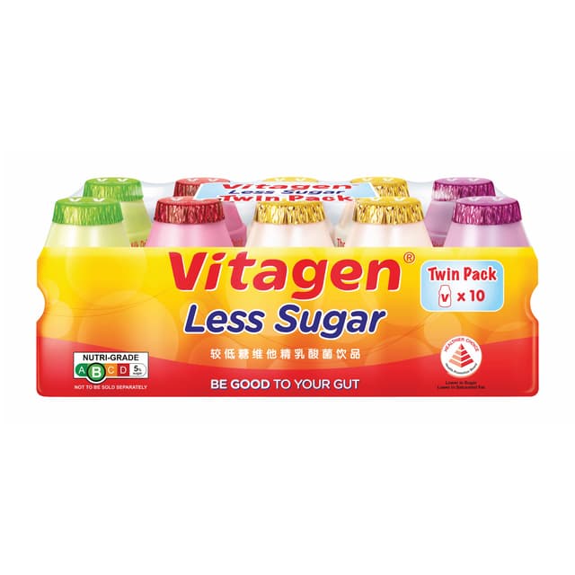 Vitagen Cultured Milk Assorted Twin Pack 10 x 125ml