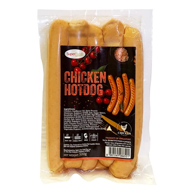 Superfresh Deli Chicken Hot Dog 500g