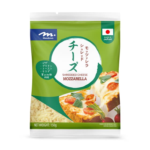 Meadows Shredded Cheese Mozzarella 150g