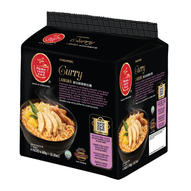 Prima Taste Curry La Mian 4s x 180g