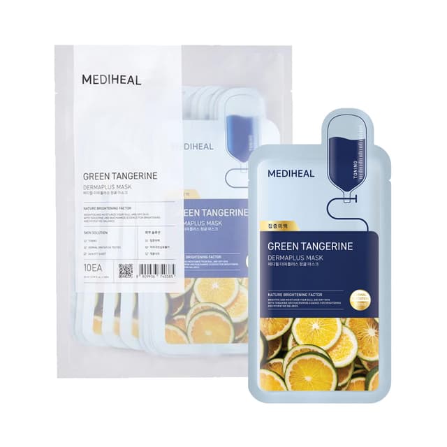 Mediheal Green Tangerine Dermaplus Mask 1S