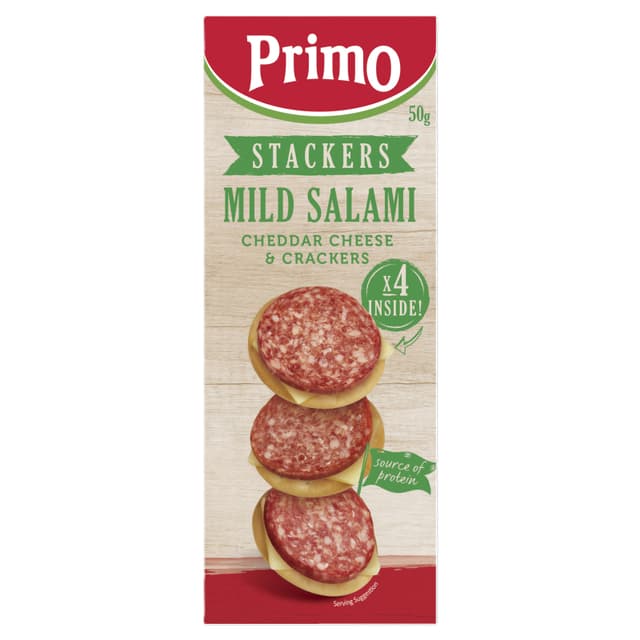 Primo Mild Salami Cheddar Cracker 50g