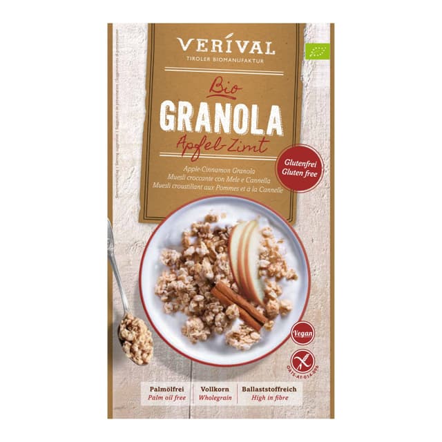 Verival Apple Cinnamon Granola 325g