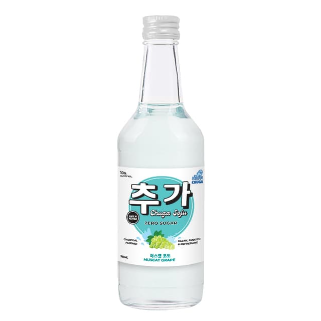 Chuga Zero Sugar Muscat Grape Soju 360ml